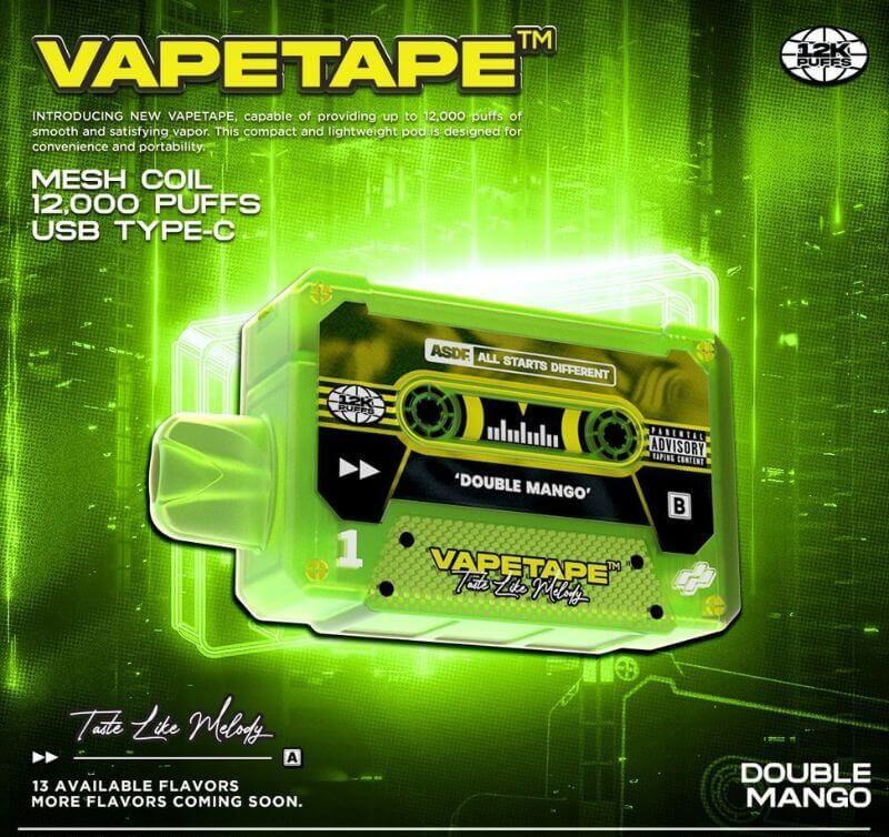 VAPETAPE-12000-PUFFS-DOUBLEMANGO-singapore-vape-delivery-shop